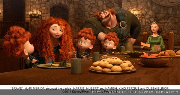 Merida-and-the-Triplets