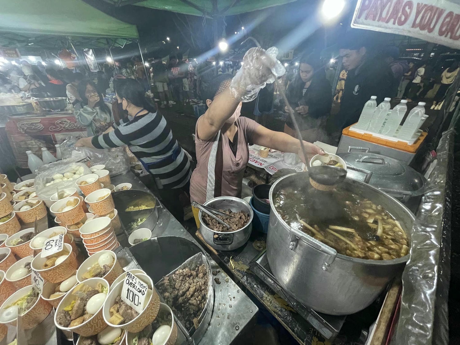 【菲律賓語言學校】碧瑤夜市 的3個推薦在地美食：Pares Mami、ballut、one day old