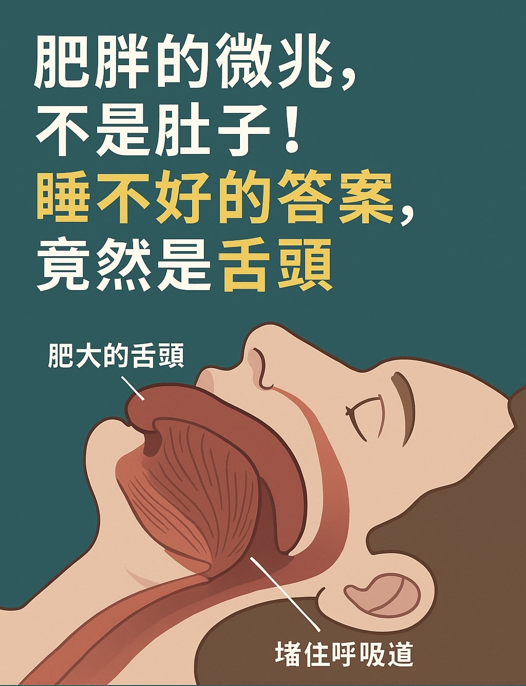 chillcolate 呼吸中止症 減脂減重 舌頭