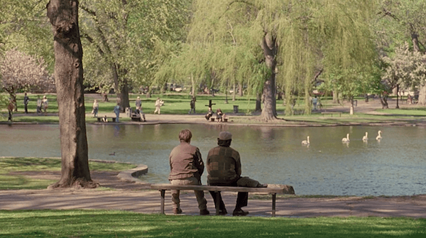Boston Public Gardens Bench from Good Will Hunting Matt Damon Robin Williams 2
